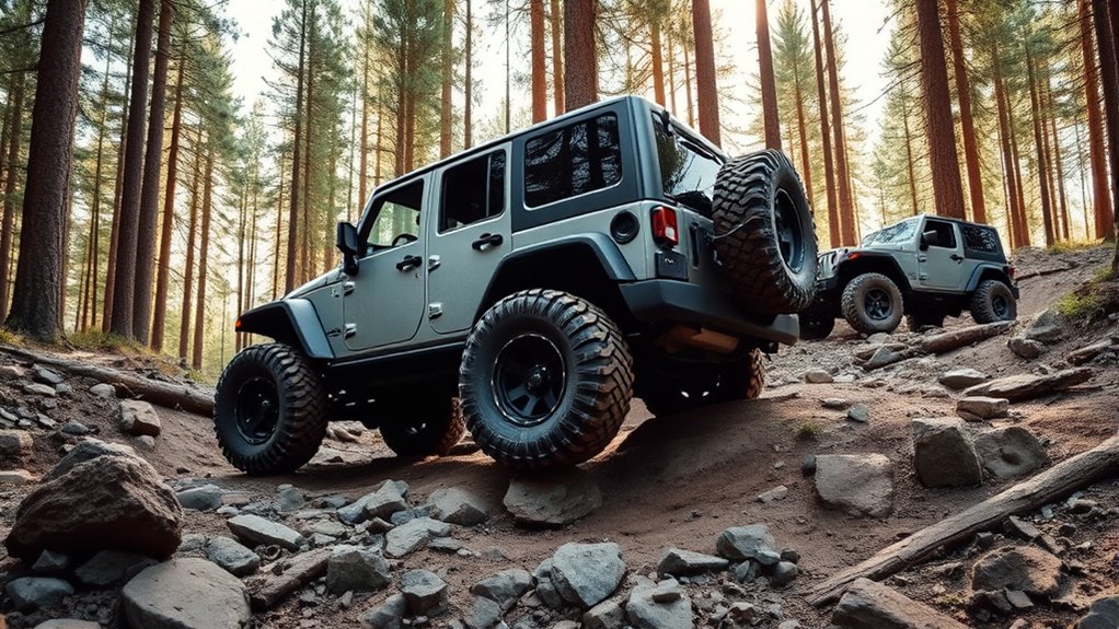 all wranglers feature 4x4 drivetrain