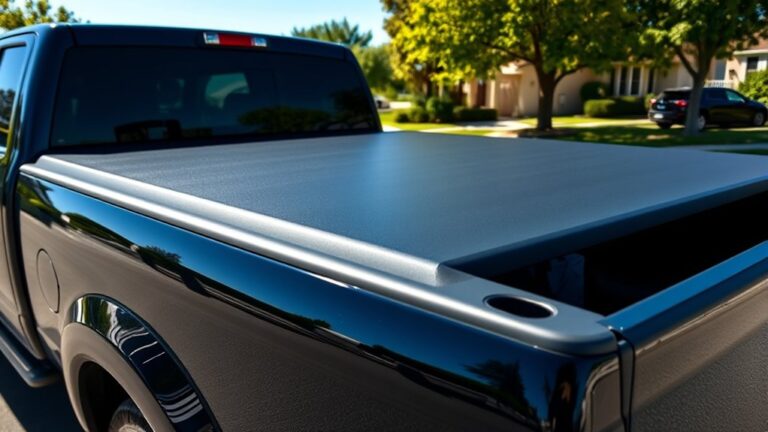 can you drive with tonneau cover up