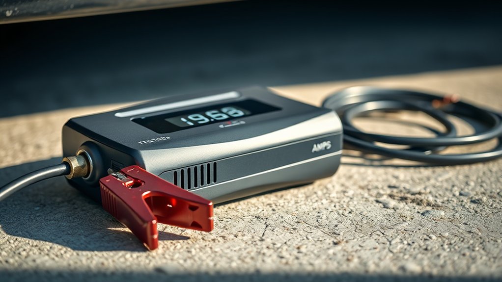 car battery charger amperage rating