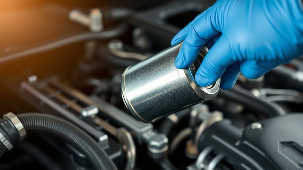 change oil filter without oil change