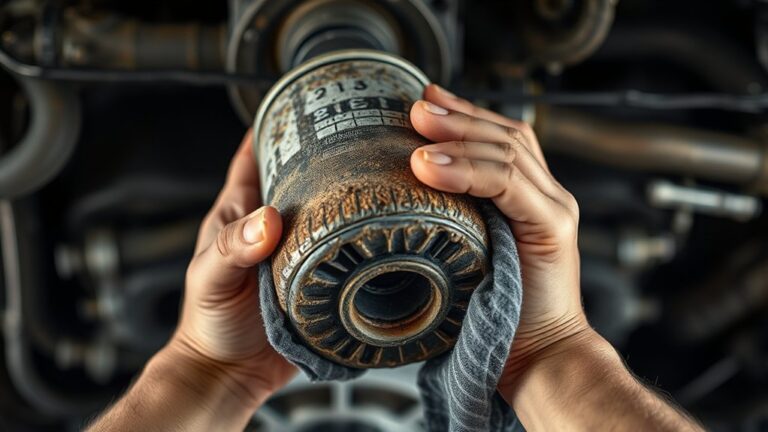change oil filter without tools