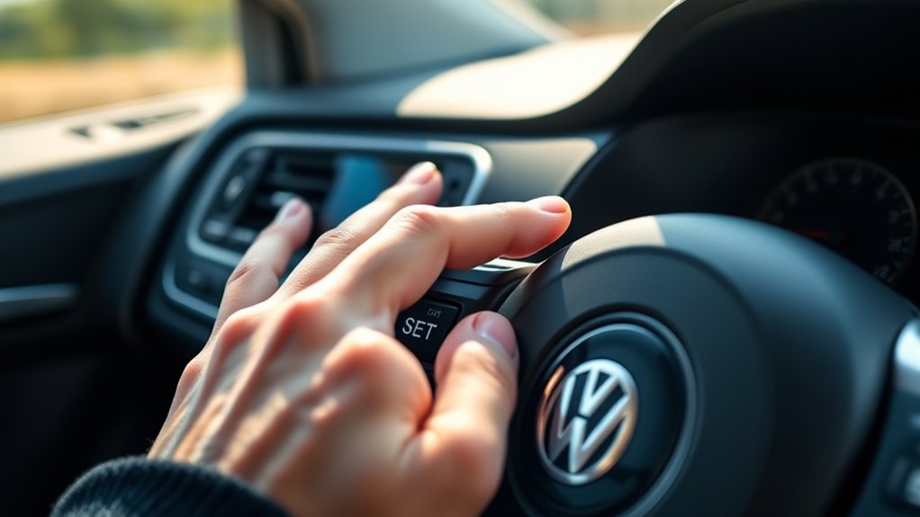 changing jetta clock time settings