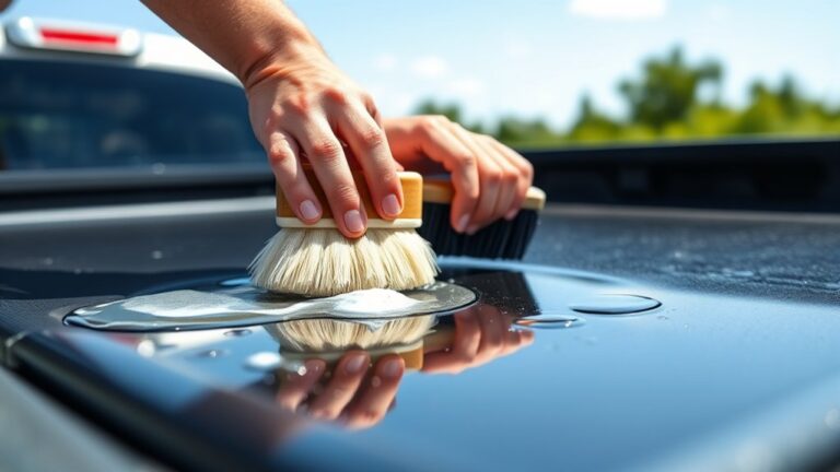 cleaning a tonneau cover guide