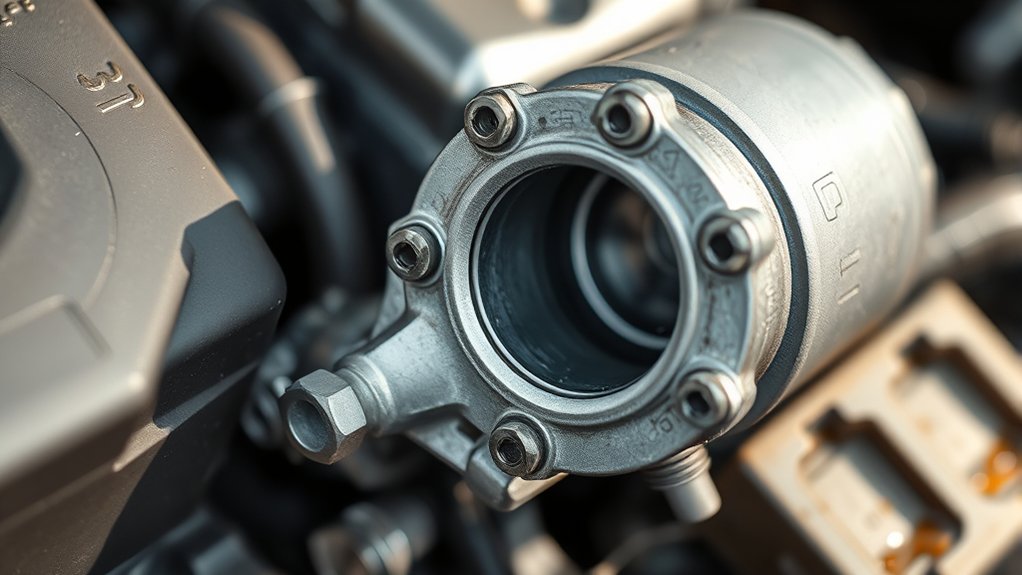 engine oil filter housing materials and fabrication