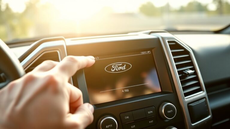 f 150 touchscreen reset instructions