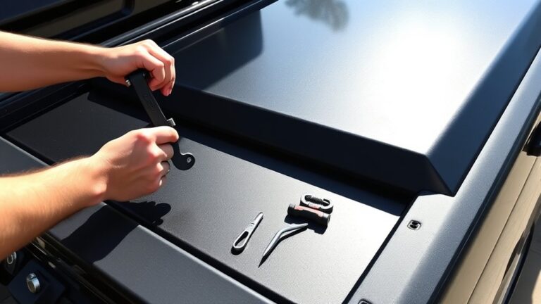 fiberglass tonneau cover installation instructions