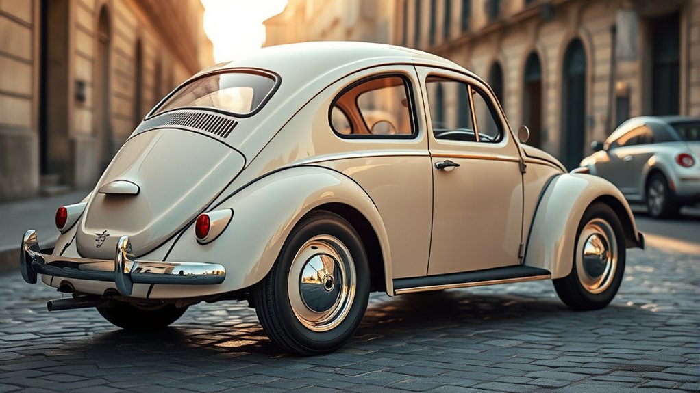 first volkswagen beetle produced when