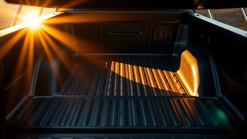 how hot under tonneau cover