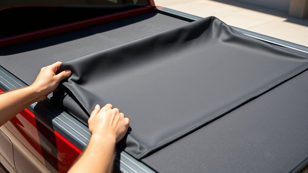 how to fold tonneau cover