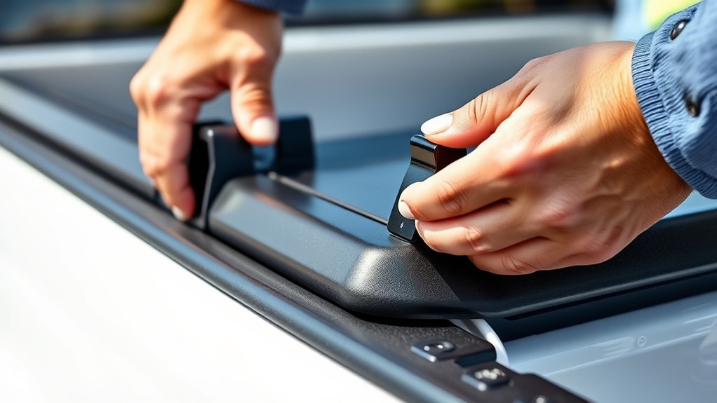 how to install tonneau clamps