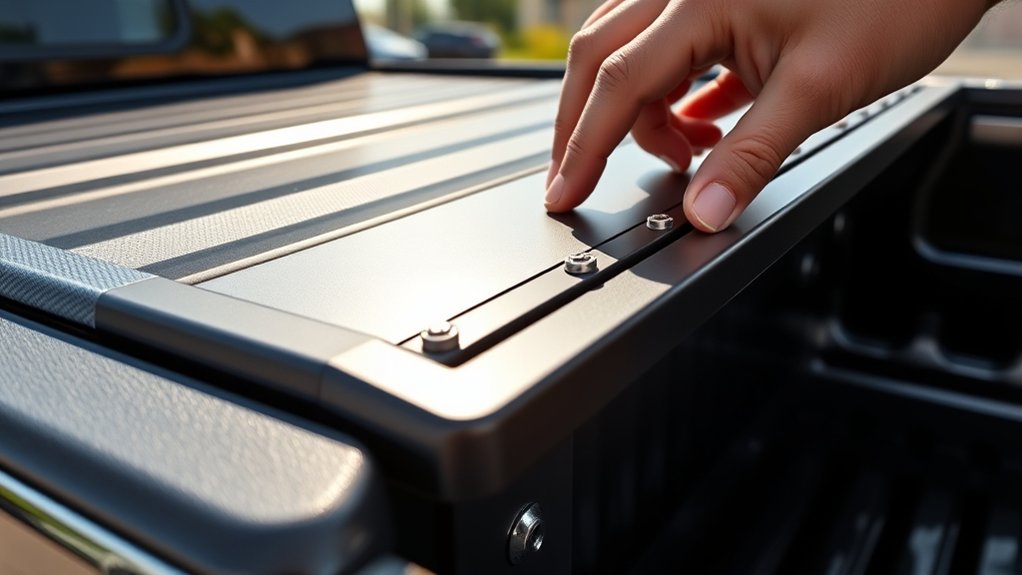 how to install tonneau rails