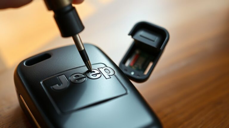 how to open jeep fob