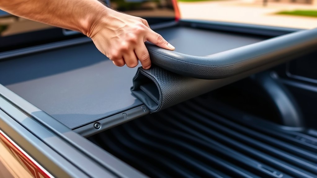 how to open roll up cover