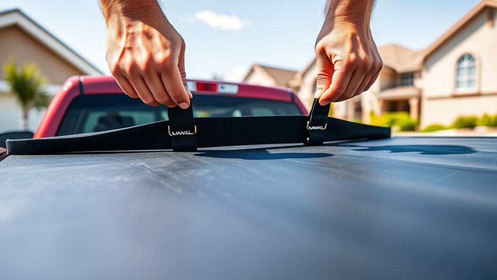 how to replace tonneau straps