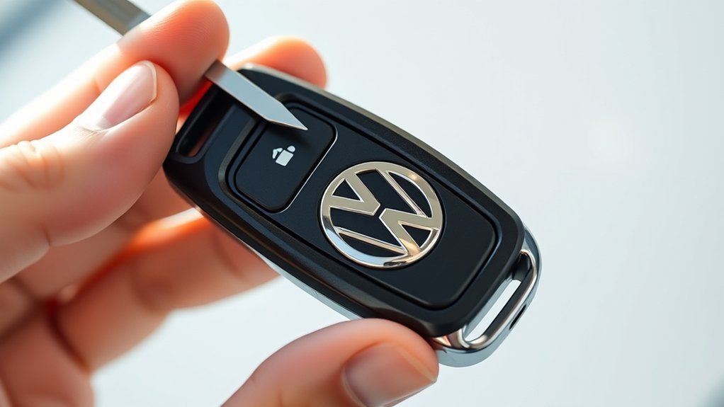 identify vw key fob model