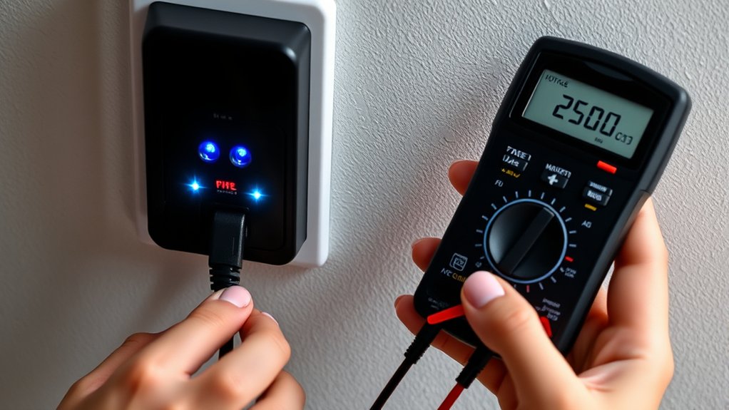 indicator lights voltage rise stable output safety compliance