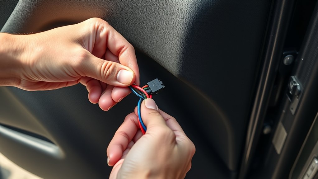 inspect disconnect strip clean wires