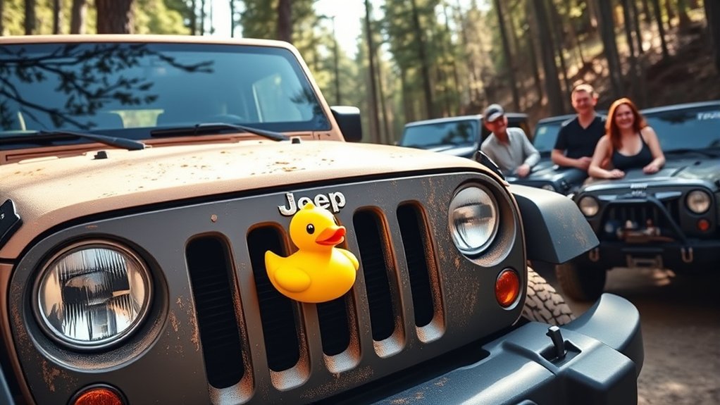 jeep rubber duck camaraderie tradition