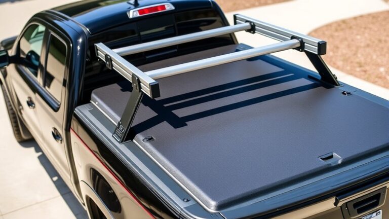 ladder rack with tonneau cover