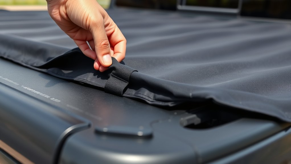 loose tonneau cover indicators latch frame rattles