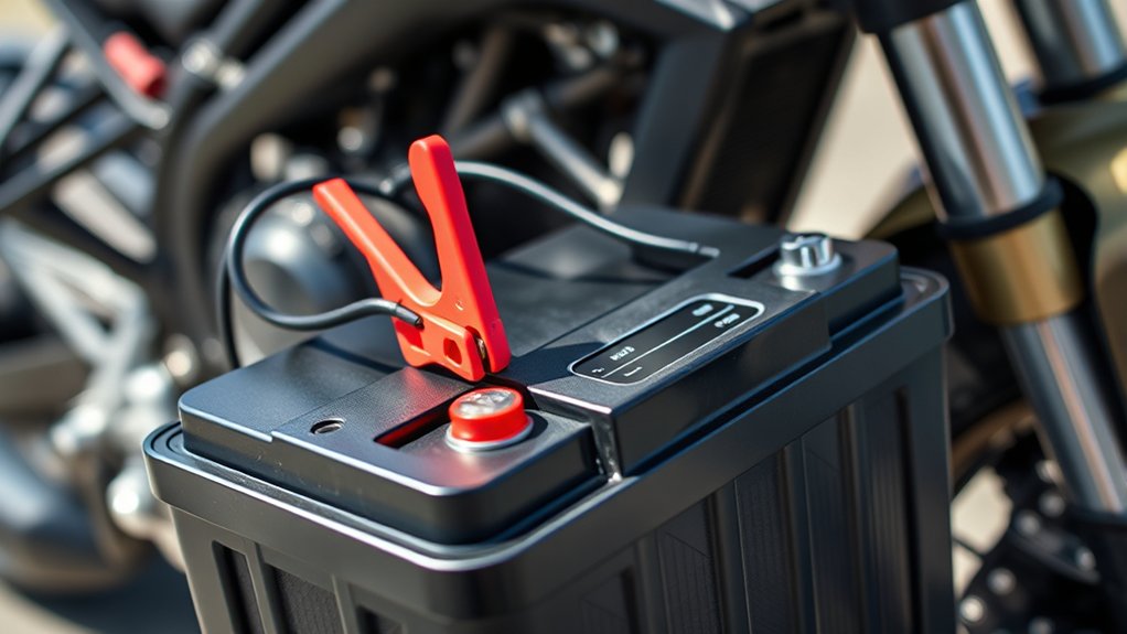 low voltage indicates charging need