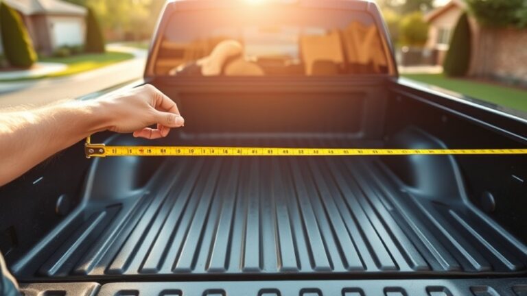 measuring truck bed dimensions for tonneau cover