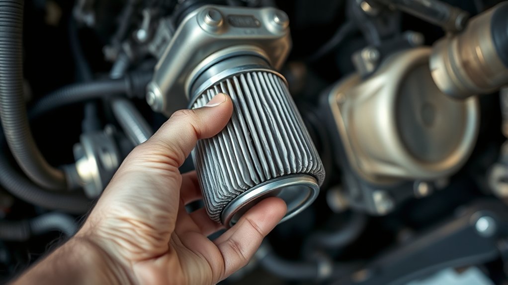 oil filter removal direction guidance
