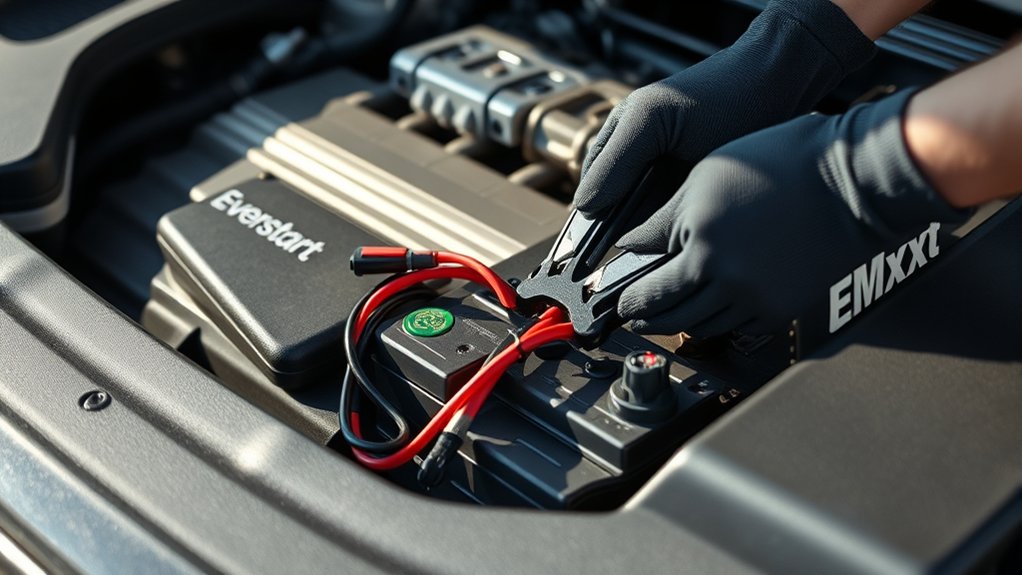 prepare vehicle for charging safely