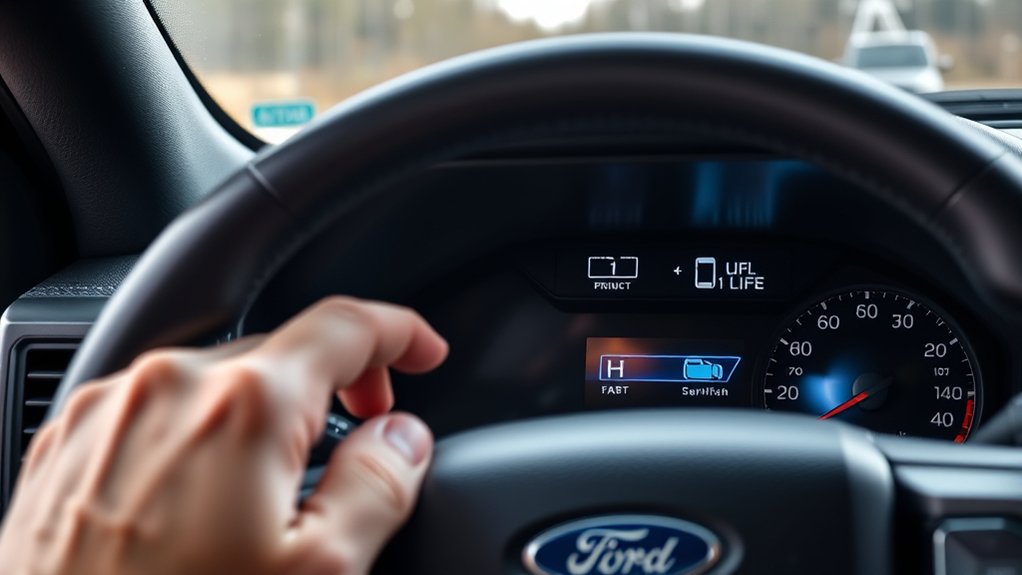 reset ford f 150 oil life indicator