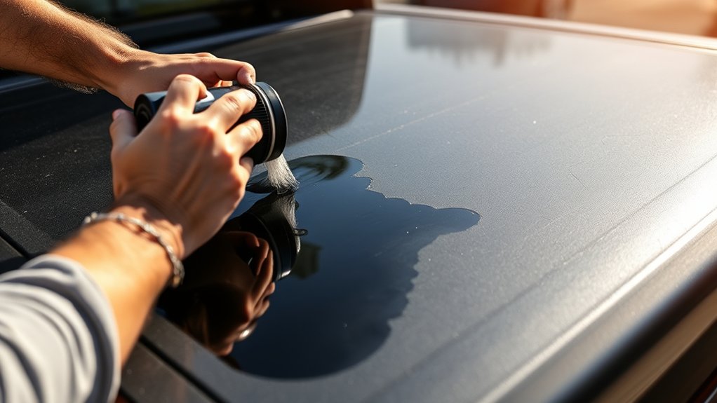 restoring faded hard tonneau cover