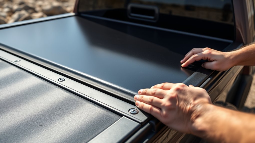 sealing a tonneau cover instructions