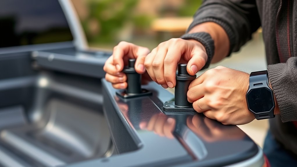 secure properly torqued tonneau clamps