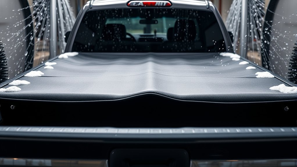 soft tonneau cover carwash caution