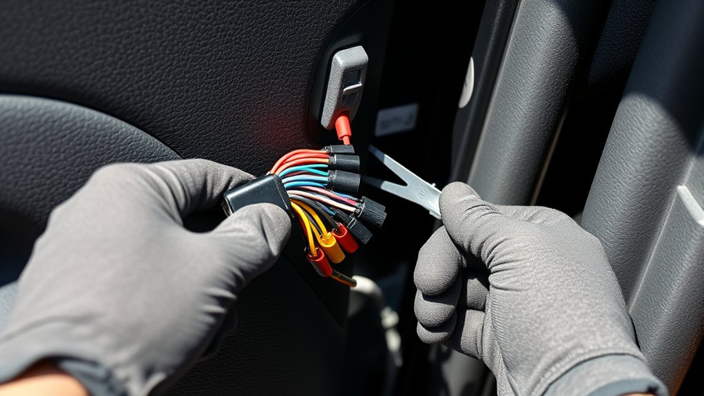 splice door plug wires