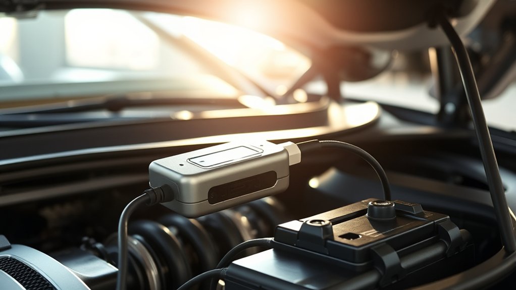 starting a car with charger connected