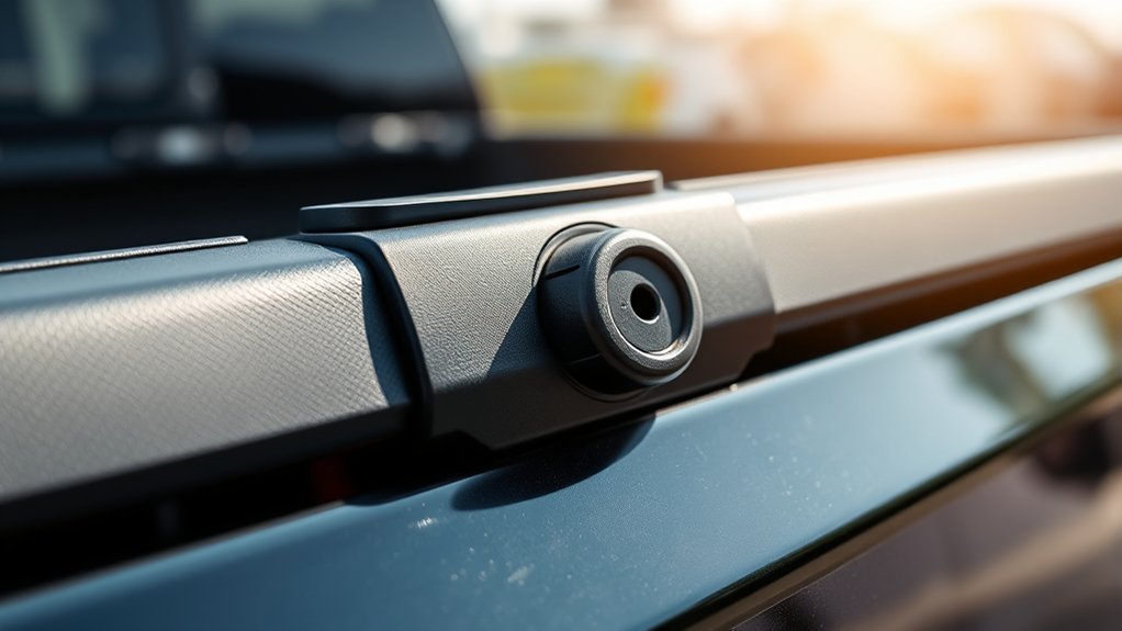 tonneau cover lock assembly details