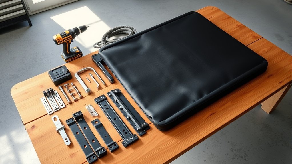 tools hardware and workspace ready