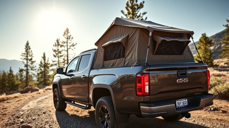 truck tent with tonneau cover