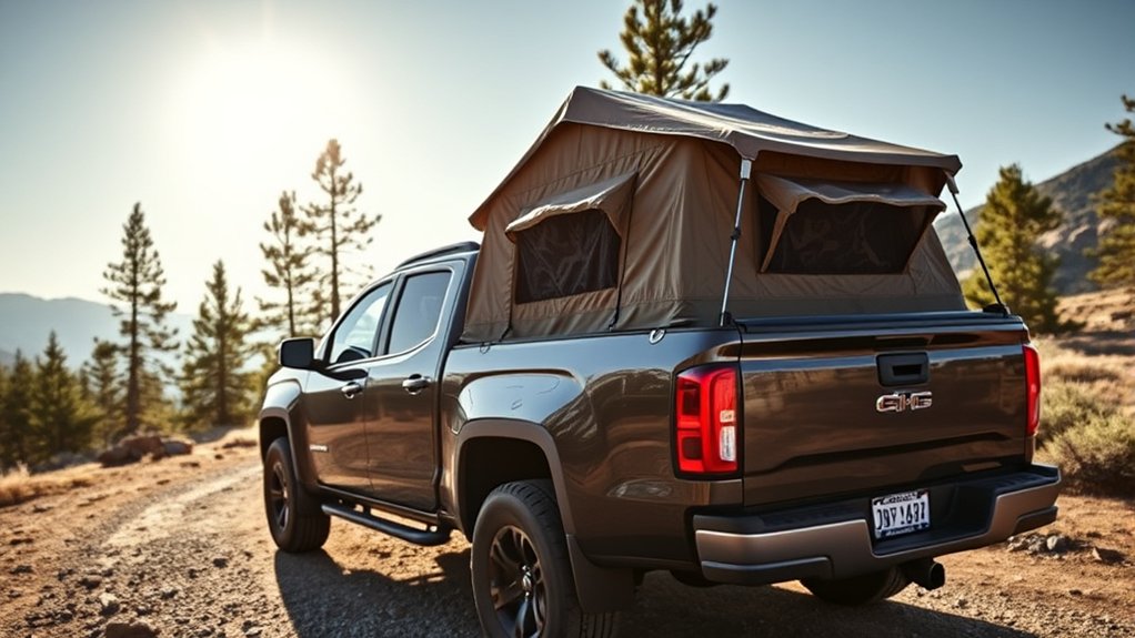 truck tent with tonneau cover