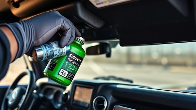 using subzero r1234 for jeep wrangler