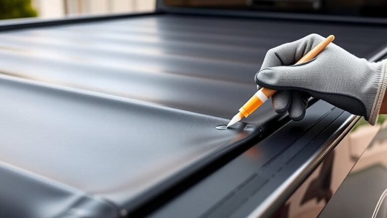 waterproofing a tonneau cover method